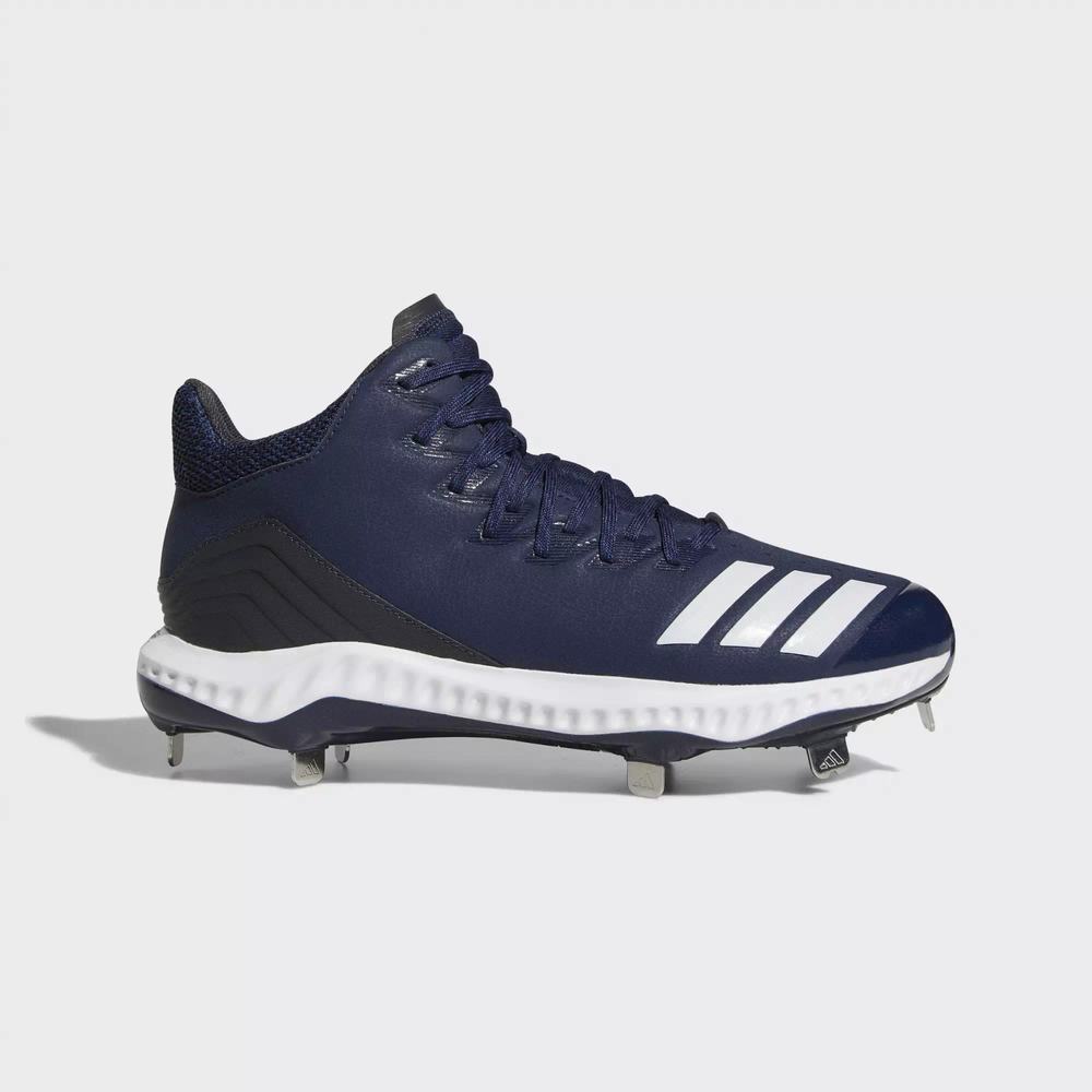 Adidas Icon Bounce Mid Spikes De Beisbol Azules Para Hombre (MX-70598)